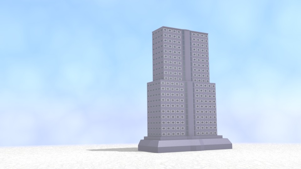 Low Poly Building preview image 1